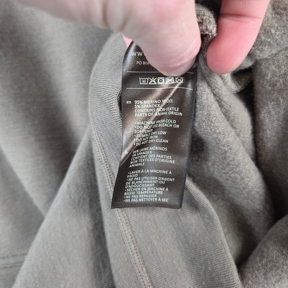 First Lite Furnace Hoody Mens XL Merino Wool Pullover Hoodie Snap Neck Jacket - Picture 6 of 13